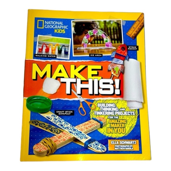 National Geographic Kids Book Make This A Book of Projects for Kids - Picture 1 of 5